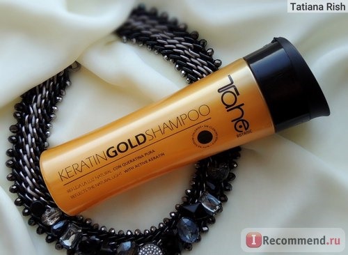 Шампунь Tahe Keratin Gold Shampoo фото