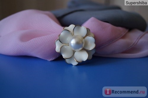 Бижутерия Aliexpress Women Jewelry Hand painting Camellia Flower Gold Silver plated Imitation pearl Brooch pins Shawl Scarves Scarf buckle ring clips фото