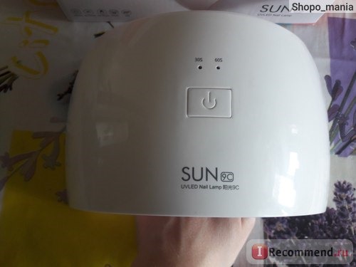 LED лампа для полимеризации гель-лака Aliexpress 2016 New SUNUV SUN9S SUN9C Nail Dryer Machine 24W White Light Profession LED UV Lamp For Nail Polish Gel Nail Art Tools VS Abody фото