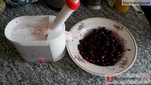 Машинка для удаления косточек Helfer Hoff Cherry and olive corer фото