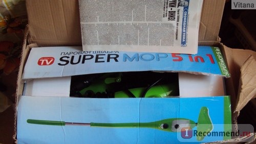 Паровая швабра Super Mop 5 в 1 фото