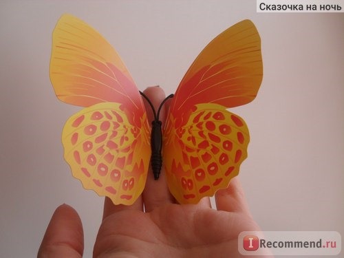 Бабочки на магнитах Butterfly Sticker 3D Art Design фото