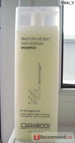 Шампунь Giovanni Smooth As Silk, Deep Moisture Shampoo, For Damaged Hair фото