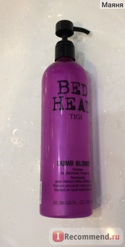 Шампунь TIGI Bed Head Dumb Blonde фото