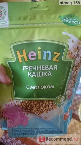 Каша Heinz гречневая с молоком фото