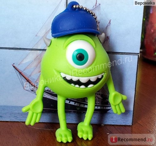 Флешка Aliexpress U Disk pen drive one-eyed blue hat monster university 4GB/8GB/16GB/32GB фото