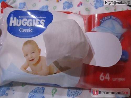  Влажные салфетки Huggies Classic фото