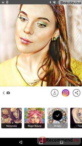 Приложение Prisma Android на смартфоне Sony Xperia C3