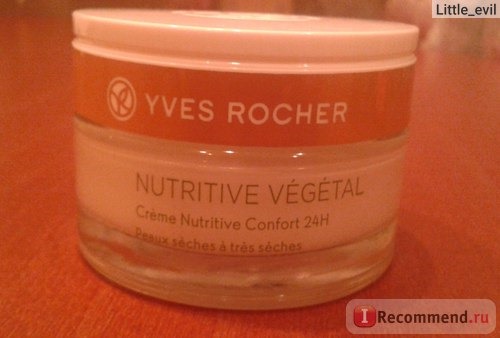 Крем для лица Ив Роше / Yves Rocher NUTRITIVE VEGETAL Питание и Комфорт 24Ч фото