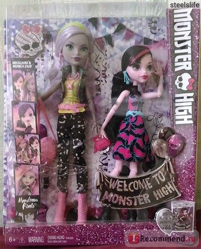 MONSTER HIGH Дракулора и Моника: Monstrous Rivals фото