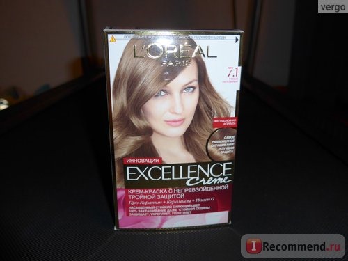 Краска для волос L'OREAL EXCELLENCE Creme Стойкая фото