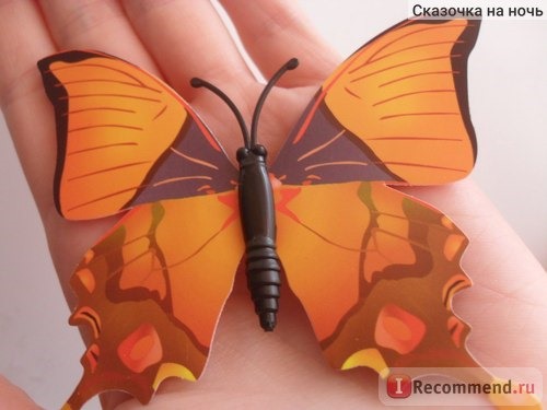 Бабочки на магнитах Butterfly Sticker 3D Art Design фото