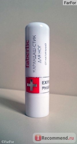 Средство от мозолей Faberlic Карандаш-стик от натирания кожи ступней фото