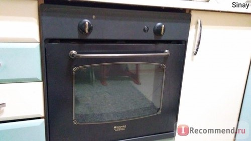 Газовый духовой шкаф Ariston Hotpoint CISFRG O /HA фото