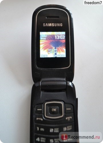  Samsung GT-E1150 включен