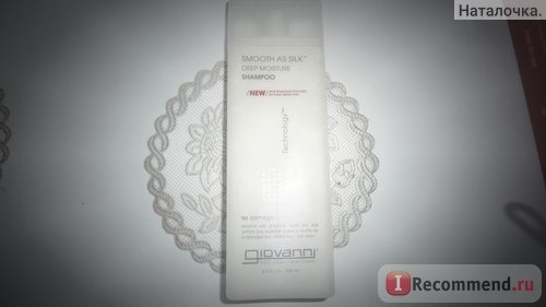 Шампунь Giovanni Smooth As Silk, Deep Moisture Shampoo, For Damaged Hair фото