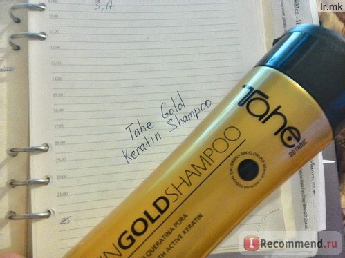 Шампунь Tahe Keratin Gold Shampoo фото