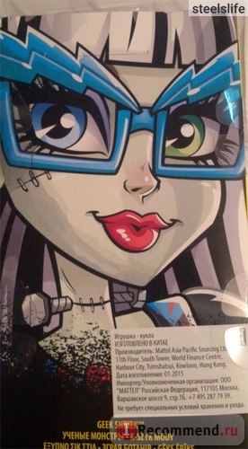 MONSTER HIGH Frankie Stein Geek Shriek фото