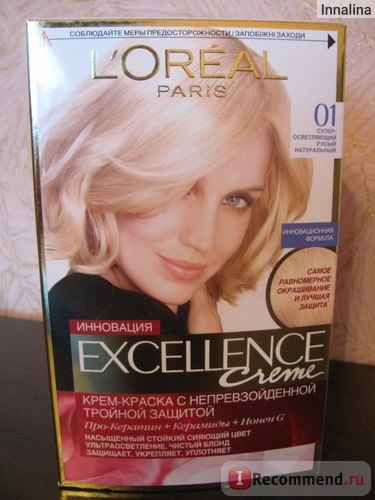 Краска для волос L'OREAL EXCELLENCE Creme Стойкая фото