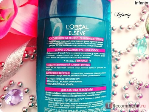 Шампунь L'Oreal ELSEVE ФИБРОЛОГИЯ фото