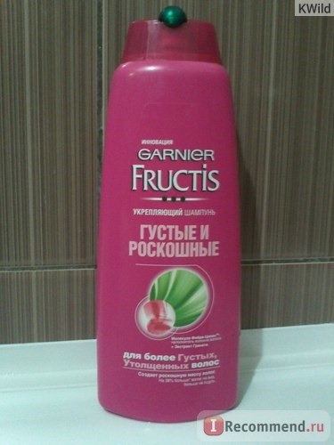 Шампунь Fructis Густые и Роскошные фото