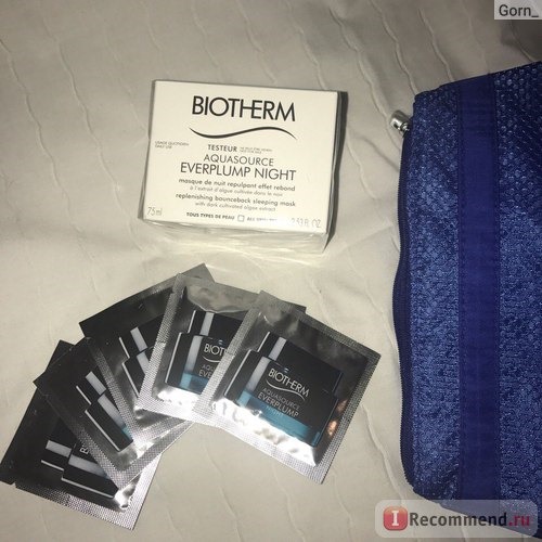 Маска для лица Biotherm Aquasource everplump night фото