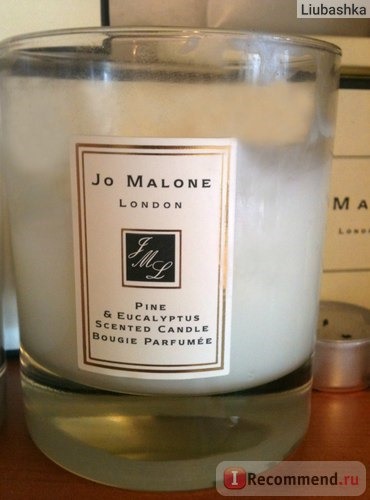 Свеча ароматическая парфюмированная (парфюмерная) Jo Malone 