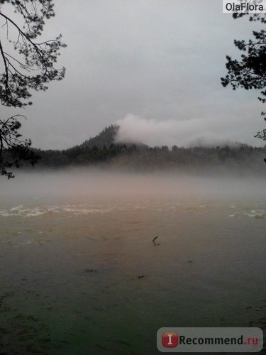 Вечер и туман. Фото с берега