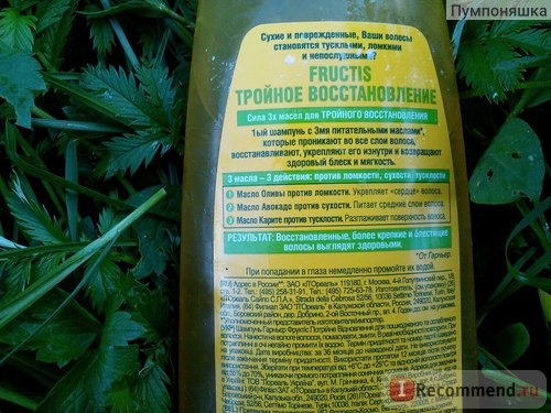 Шампунь Garnier Fructis 