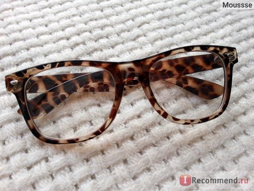 Солнцезащитные очки Buyincoins Fashion Leopard Frame Geek Elegant Eyeglasses Glasses фото