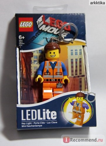 Lego Брелок-фонарик LEGO Movie - Emmet фото