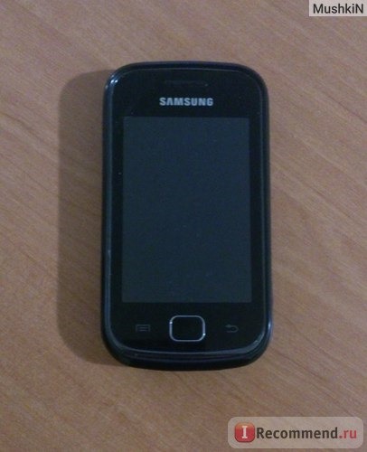 Вот так выглядит Samsung Galaxy Gio GT5660