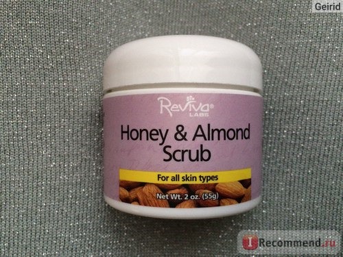 Скраб для лица Reviva Labs Honey & Almond Scrub фото