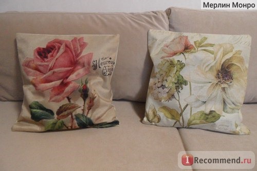 Декоративная наволочка Flower Cotton Linen Throw Pillow Case Cushion Cover Home Decor PTSP фото