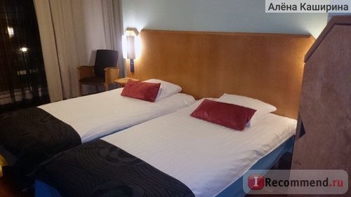 кровать в отеле Scandic Marski 4* 