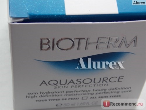 Крем для лица Biotherm Aquasource Skin Perfection фото