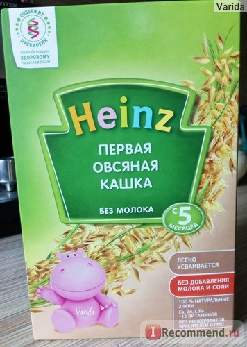 Каша Heinz Первая овсяная кашка с пребиотиками фото