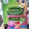 Каша Heinz Многозерновая йогуртная Любопышки слива, яблоко, малина, черника фото