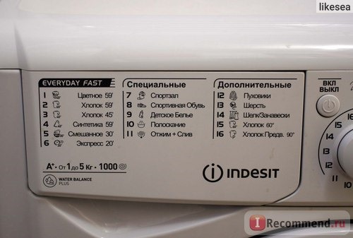 Стиральная машина Indesit EWSC 51051 B фото