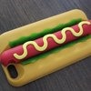 Чехол для мобильного телефона Aliexpress 2015 New arrival fashion Simulat 3D Hot Dog silicone phone Back cover Phone case for iphone 6 4.7