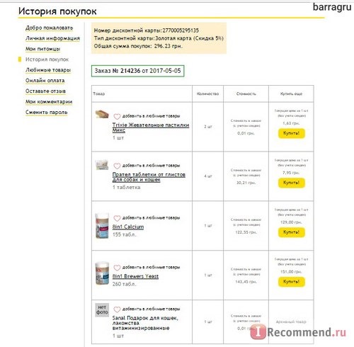 Интернет-магазин зоотоваров Pethouse?