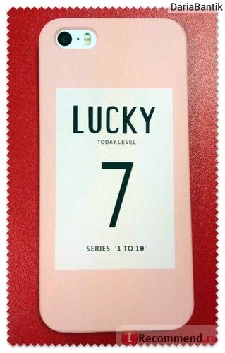 Чехол для телефона Aliexpress Fashion Letter Lucky Seven Case For iphone7 Funny Cartoon Letter Hard PC case For iphone 7 plus /5 5S 6 6S Plus Back Cover Coque фото