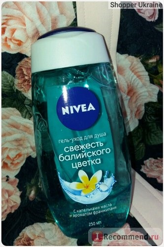 Гель для душа NIVEA Балийский цветок и масло фото