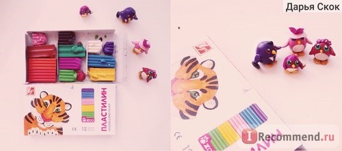 Пластилин ЛУЧ Modelling clay zoo фото