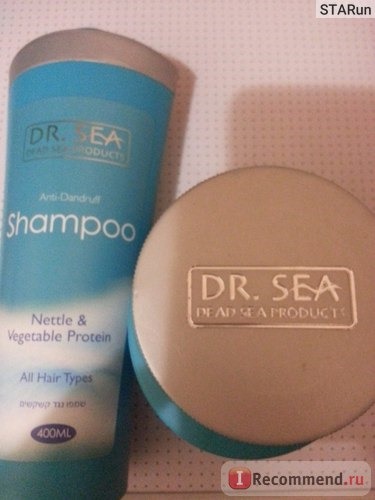 Шампунь Dr. Sea Anti-Dandruff Shampoo от перхоти, для всех типов волос, с экстрактом крапивы и растительными протеинами фото