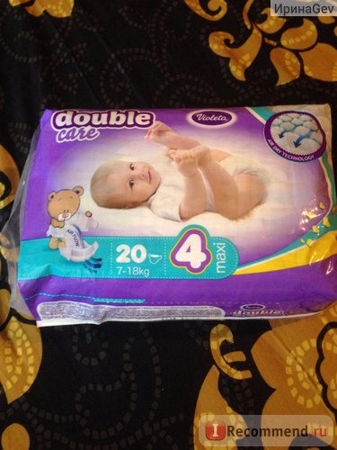 Подгузники Violeta double care фото