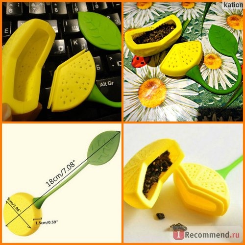 Силиконовый заварник для чая Aliexpress 1 Pcs Tea Infuser Cute Lemon Silicone Teapot Teacup Drinker Herb Infuser Leaf Strainer Filter Teaspoon фото