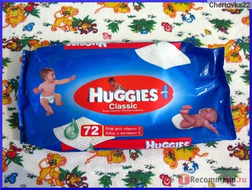 Такая большая упаковка салфеток Huggies