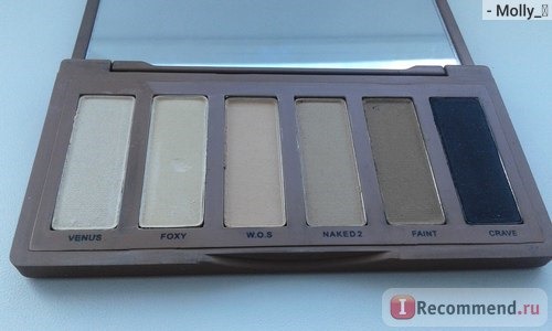 Тени для век Buyincoins Naked Basics Palette Bare Makeup Cosmetic 6 Shades Eye Shadow фото