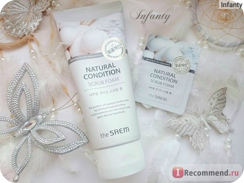 Скраб для лица THE SAEM Natural Condition Scrub Foam фото